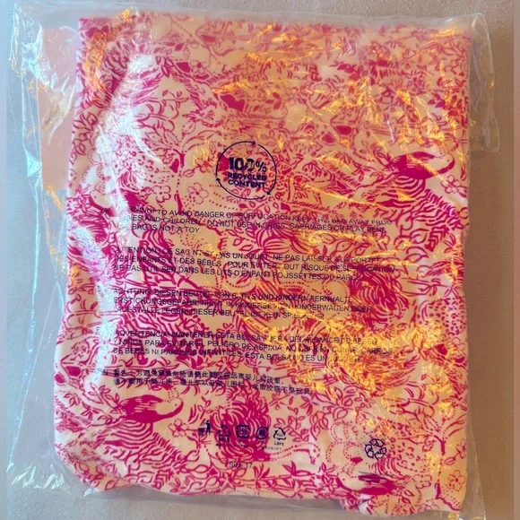 NWT! ❤️NEW 2025 PATTERN!❤️ Lilly Pulitzer PJ Pants Raspberry Rouge Size L - Picture 5 of 9